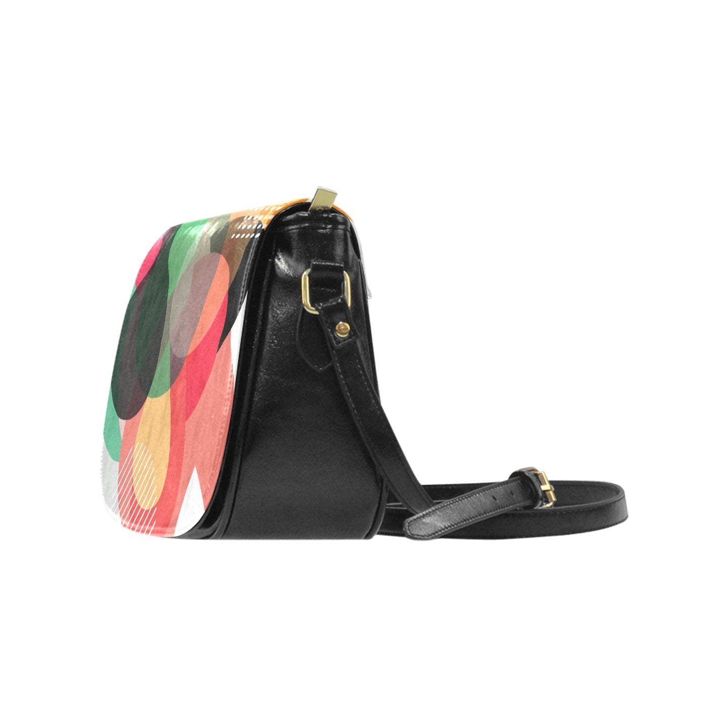 Geo Teardrops Saddle Bag