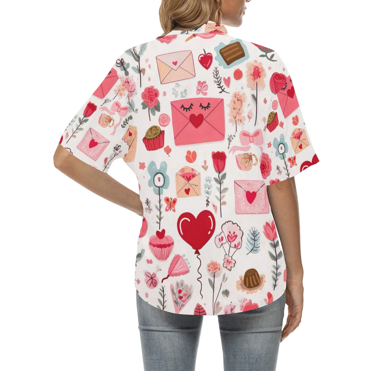 Pretty Valentine's Women’s Pajama Top