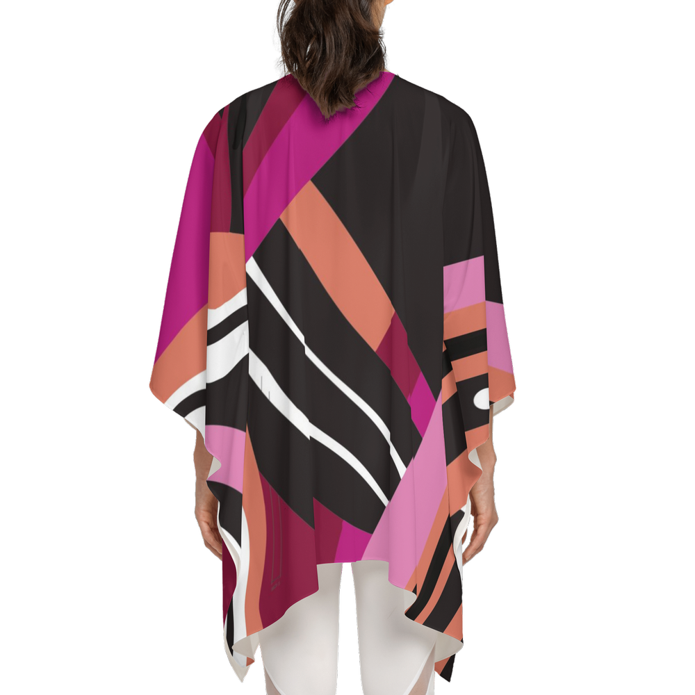 Licorice Highway Silky wrap top