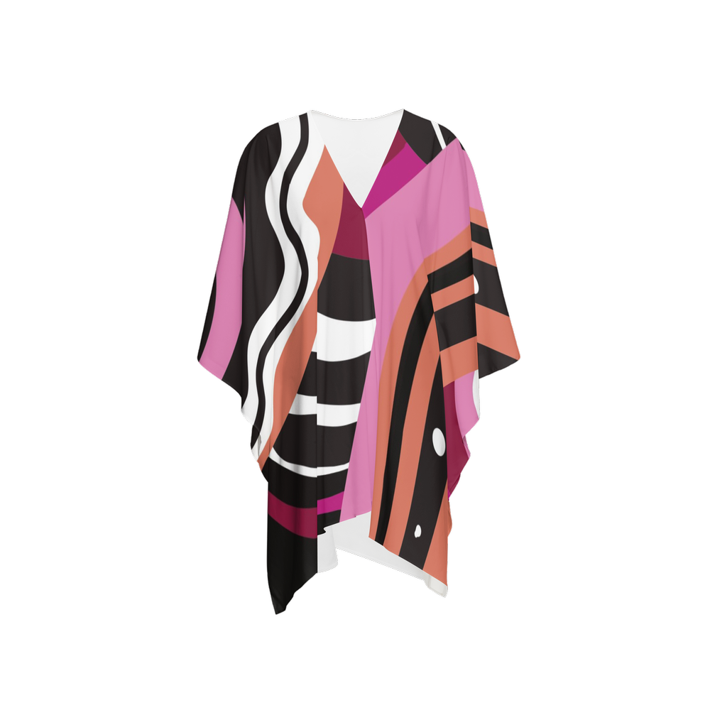 Licorice Highway Silky wrap top