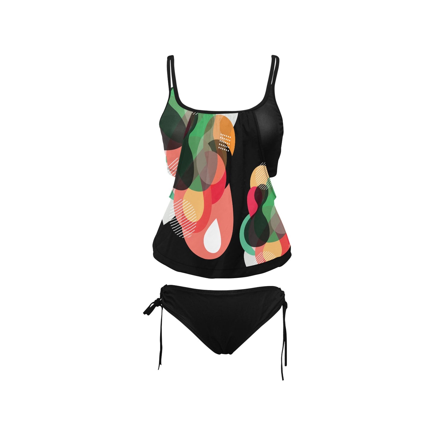 Geo Teardrops Tankini