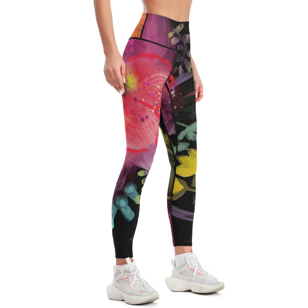 Floral Inspiration - Yoga Sports Pants
