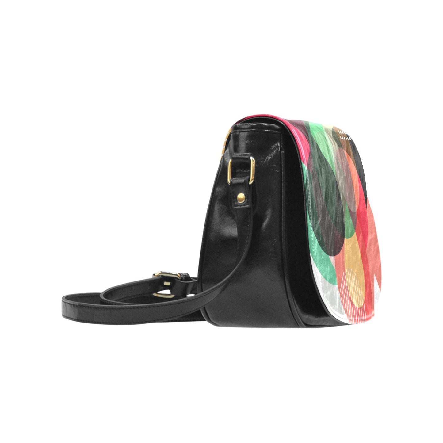 Geo Teardrops Saddle Bag