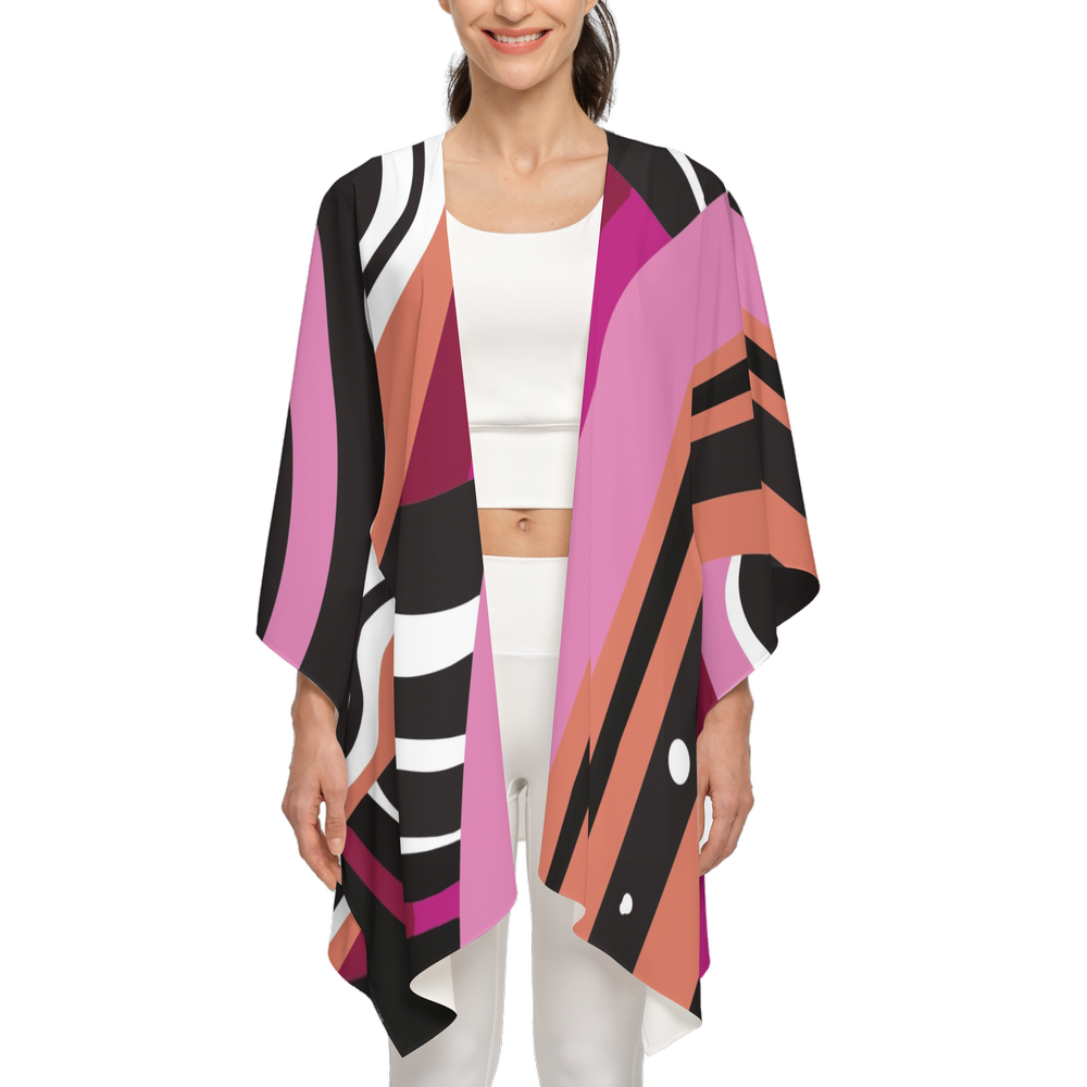 Licorice Highway Silky wrap top