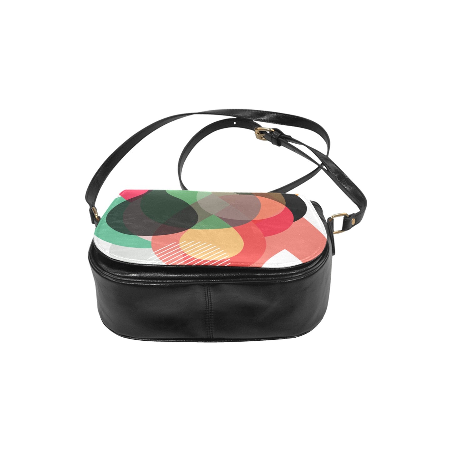 Geo Teardrops Saddle Bag