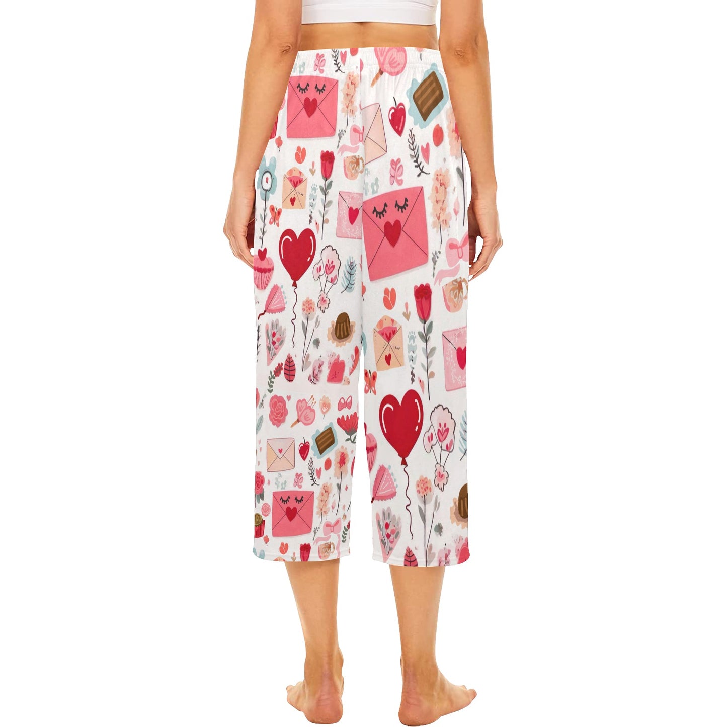 Pretty Valentines Cropped pants
